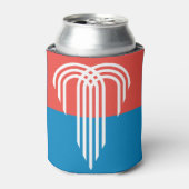 Vlag van Kansas City, Missouri Blikjeskoeler (Blikje Voorkant)