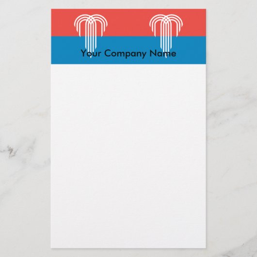 Vlag van Kansas City, Missouri Briefpapier (Voorkant)
