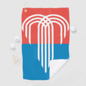 Vlag van Kansas City, Missouri Golfhanddoek (Insitu)