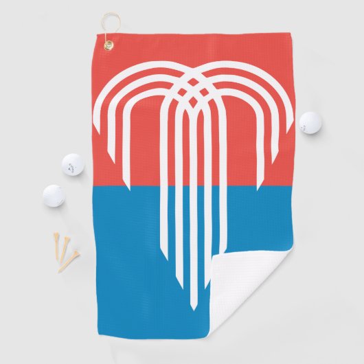 Vlag van Kansas City, Missouri Golfhanddoek (Insitu)