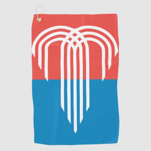 Vlag van Kansas City, Missouri Golfhanddoek (Voorkant)