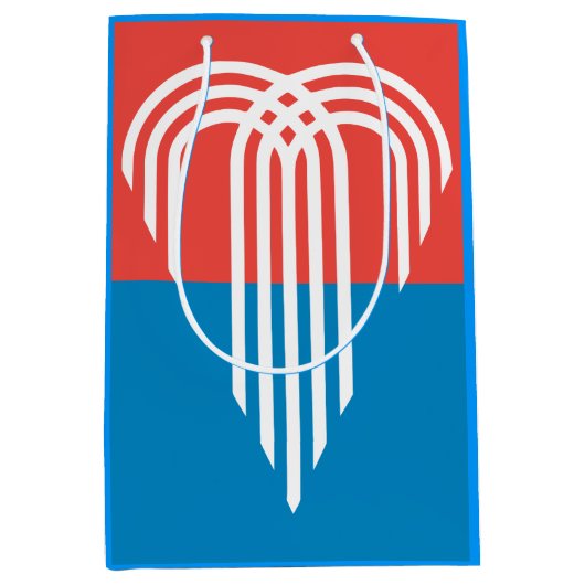 Vlag van Kansas City, Missouri Medium Cadeauzakje (Voorkant)