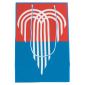 Vlag van Kansas City, Missouri Medium Cadeauzakje (Achterkant)