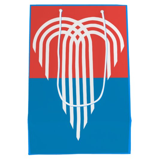 Vlag van Kansas City, Missouri Medium Cadeauzakje (Achterkant)