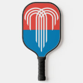 Vlag van Kansas City, Missouri Pickleball Paddle (Voorkant)