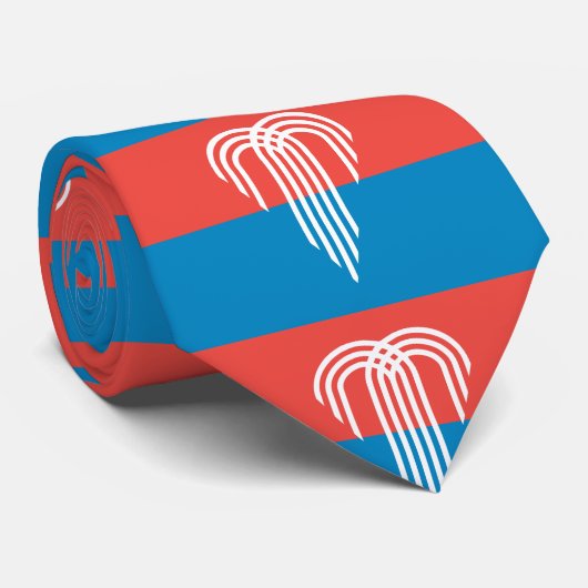 Vlag van Kansas City, Missouri Stropdas (Opgerold)