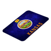 Vlag van Kansas Magneet (Linkerzijde)