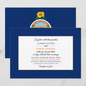 Vlag van Kansas, Vlag van Kansas Wedding Kaart (Voorkant / Achterkant)