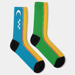 Vlag van Karakalpakkistan Sokken