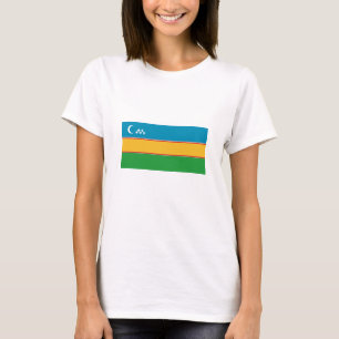 Vlag van Karakalpakkistan T-shirt