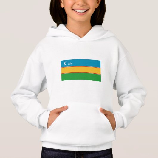 Vlag van Karakalpakstan (Voorkant)