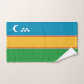 Vlag van Karakalpakstan Bad Handdoek (Handdoek)