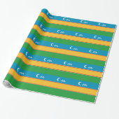 Vlag van Karakalpakstan Cadeaupapier (Uitgerold)