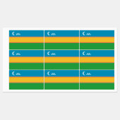 Vlag van Karakalpakstan Labels (Vel)