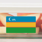 Vlag van Karakalpakstan Labels (Aangebracht)
