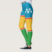 Vlag van Karakalpakstan Leggings (Links)