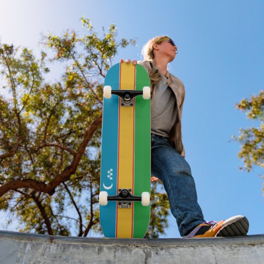 Vlag van Karakalpakstan Persoonlijk Skateboard (Buiten 1)