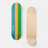 Vlag van Karakalpakstan Persoonlijk Skateboard (Voorkant)