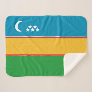 Vlag van Karakalpakstan Sherpa Deken