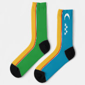 Vlag van Karakalpakstan Sokken (Links)