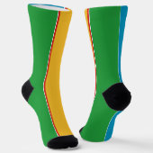 Vlag van Karakalpakstan Sokken (Gebogen)