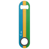 Vlag van Karakalpakstan Speed Flessenopener (Voorkant)