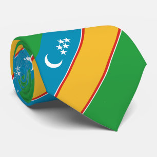 Vlag van Karakalpakstan Stropdas