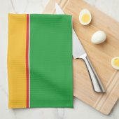 Vlag van Karakalpakstan Theedoek (Quarter Fold)