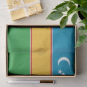 Vlag van Karakalpakstan Tissuepapier (Geschenk)