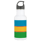 Vlag van Karakalpakstan Waterfles (Voorkant)