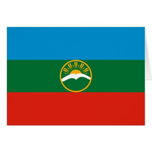 Vlag van Karatsjaj-Tsjerkessië (Voorkant Horizontaal)
