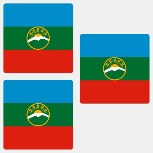 Vlag van Karatsjaj-Tsjerkessië Labels (Groep)