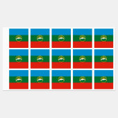 Vlag van Karatsjaj-Tsjerkessië Labels (Vel)