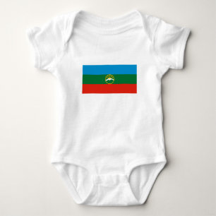 Vlag van Karatsjaj-Tsjerkessië Romper