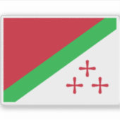 Vlag van Katanga, Afrika Sticker (Voorkant)