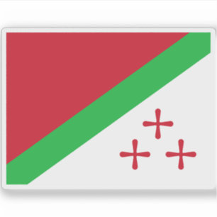 Vlag van Katanga, Afrika Sticker