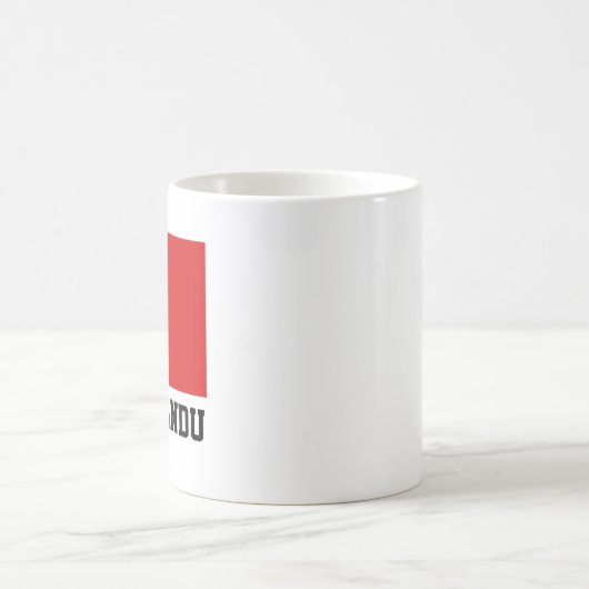 Vlag van Kathmandu, Nepal Koffiemok (Center)