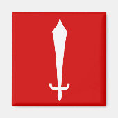 Vlag van Kathmandu, Nepal Magnet (Voorkant)