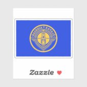 Vlag van Kavajë, Albanië Sticker (Vel)