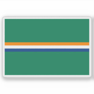 Vlag van Kavangoland, de Republiek Zuid-Afrika Sticker