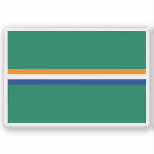 Vlag van Kavangoland, de Republiek Zuid-Afrika Sticker (Voorkant)