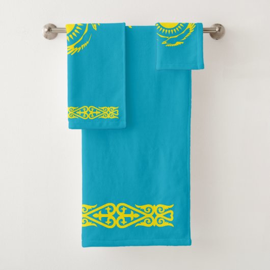 Vlag van Kazachstan Bad Handdoek (Insitu)