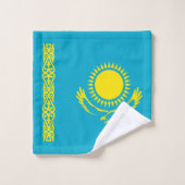 Vlag van Kazachstan Bad Handdoek (Wasdoekje)