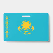 vlag van Kazachstan Badge (Achterkant)
