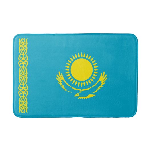 Vlag van Kazachstan Badmat (Voorkant)
