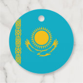 vlag van Kazachstan Bedankjes Labels (Achterkant)