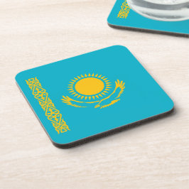 vlag van Kazachstan Bier Onderzetter