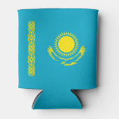 Vlag van Kazachstan Blikjeskoeler (Voorkant)