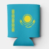 Vlag van Kazachstan Blikjeskoeler (Achterkant)