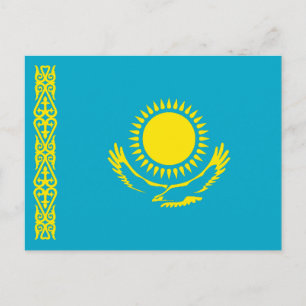 Vlag van Kazachstan Briefkaart